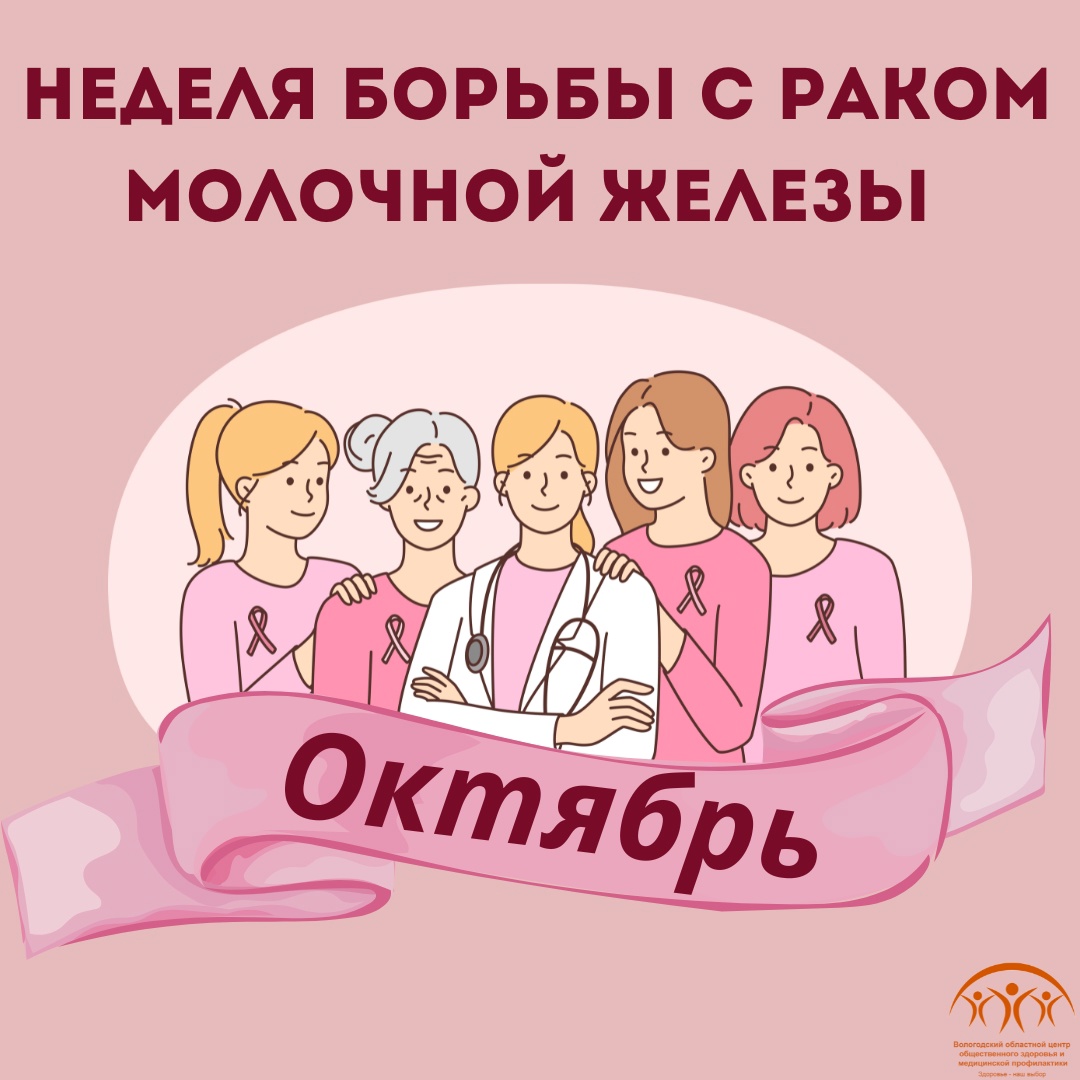 НЕДЕЛЯ БОРЬБЫ С РАКОМ МОЛОЧНОЙ ЖЕЛЕЗЫ