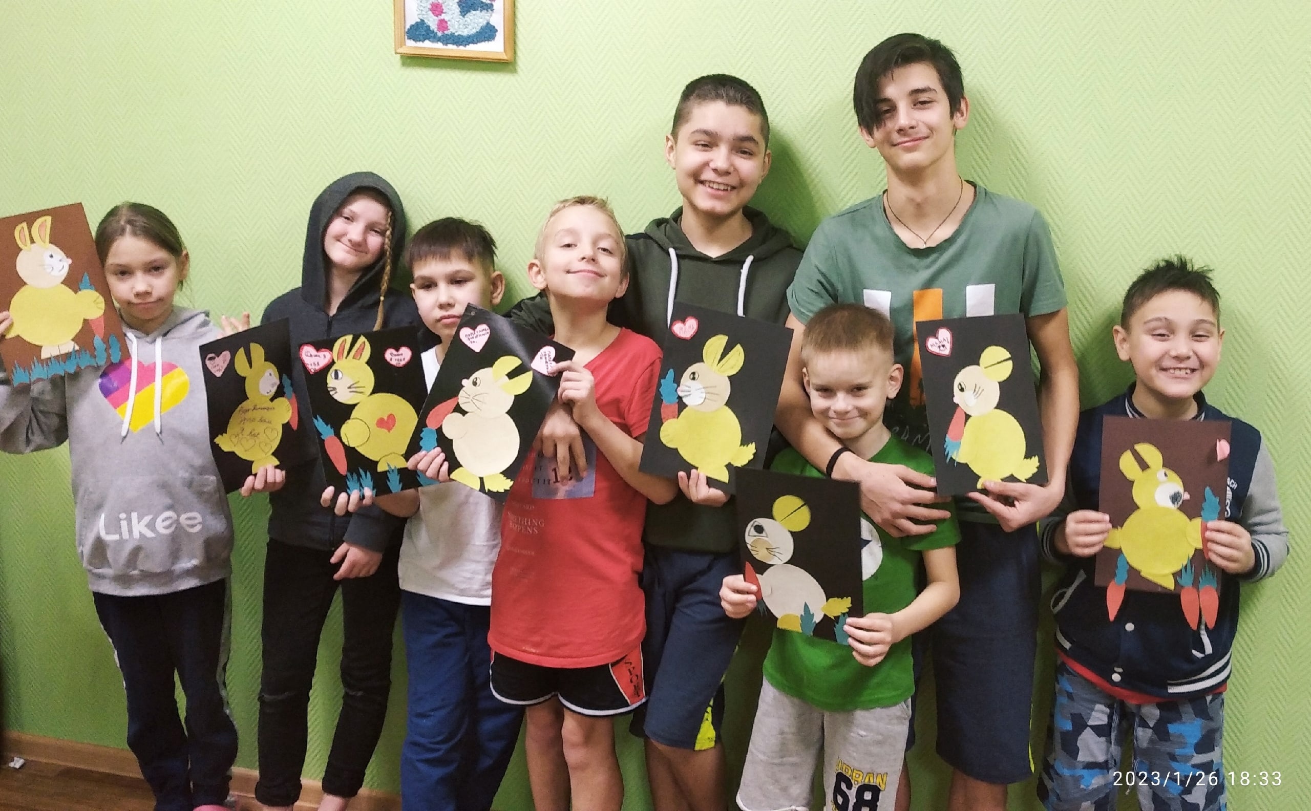 ЗАБАВНЫХ ЗАЙЧИКОВ СДЕЛАЛИ ВОСПИТАННИКИ «РОСТКА»