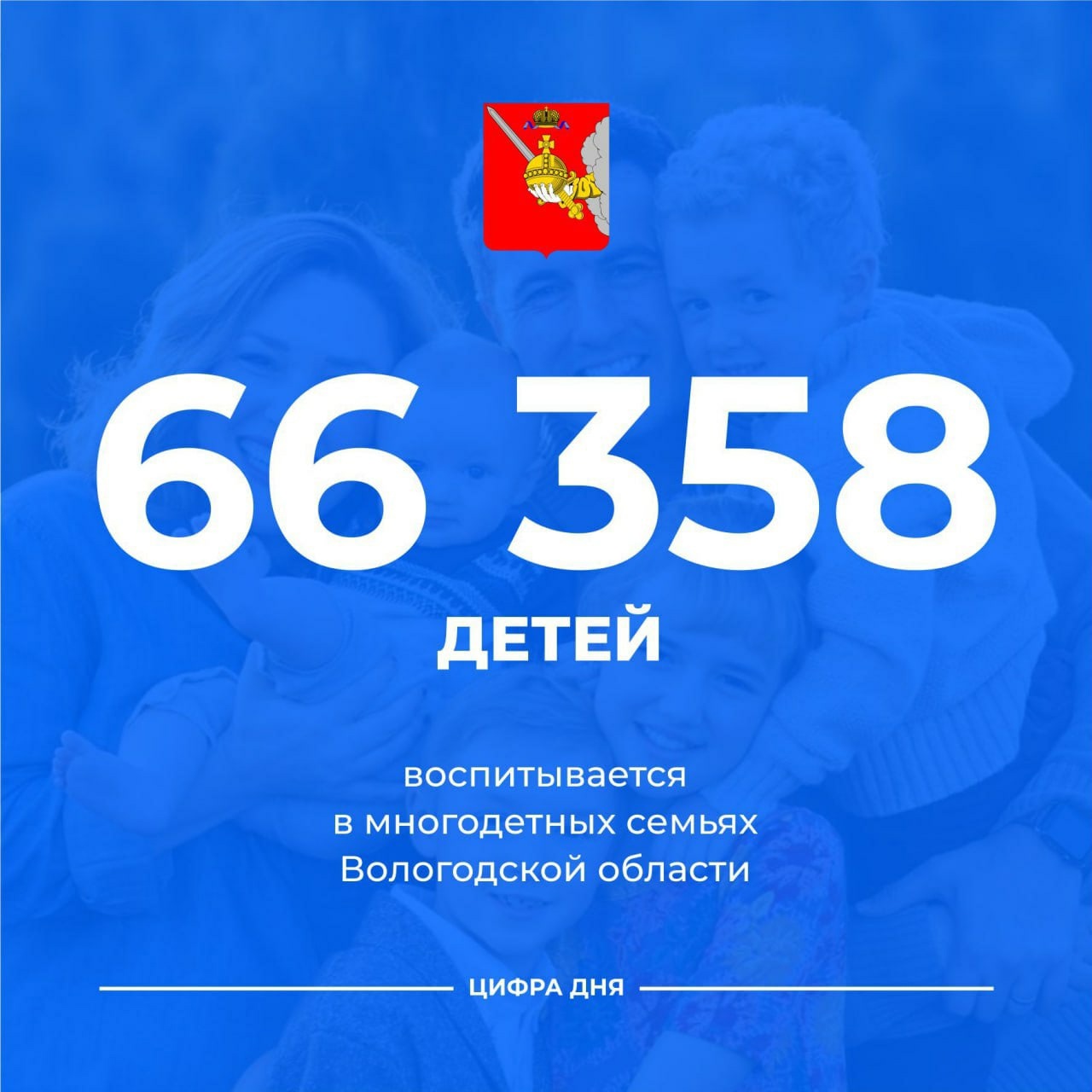 СКОЛЬКО МНОГОДЕТНЫХ СЕМЕЙ ПРОЖИВАЕТ В НАШЕЙ ОБЛАСТИ?