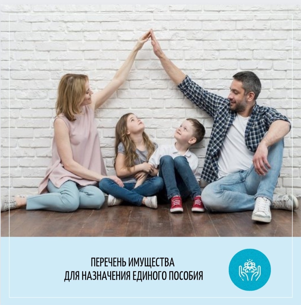Как учитывается имущество для назначения ежемесячного пособия в связи с рождением и воспитанием ребенка