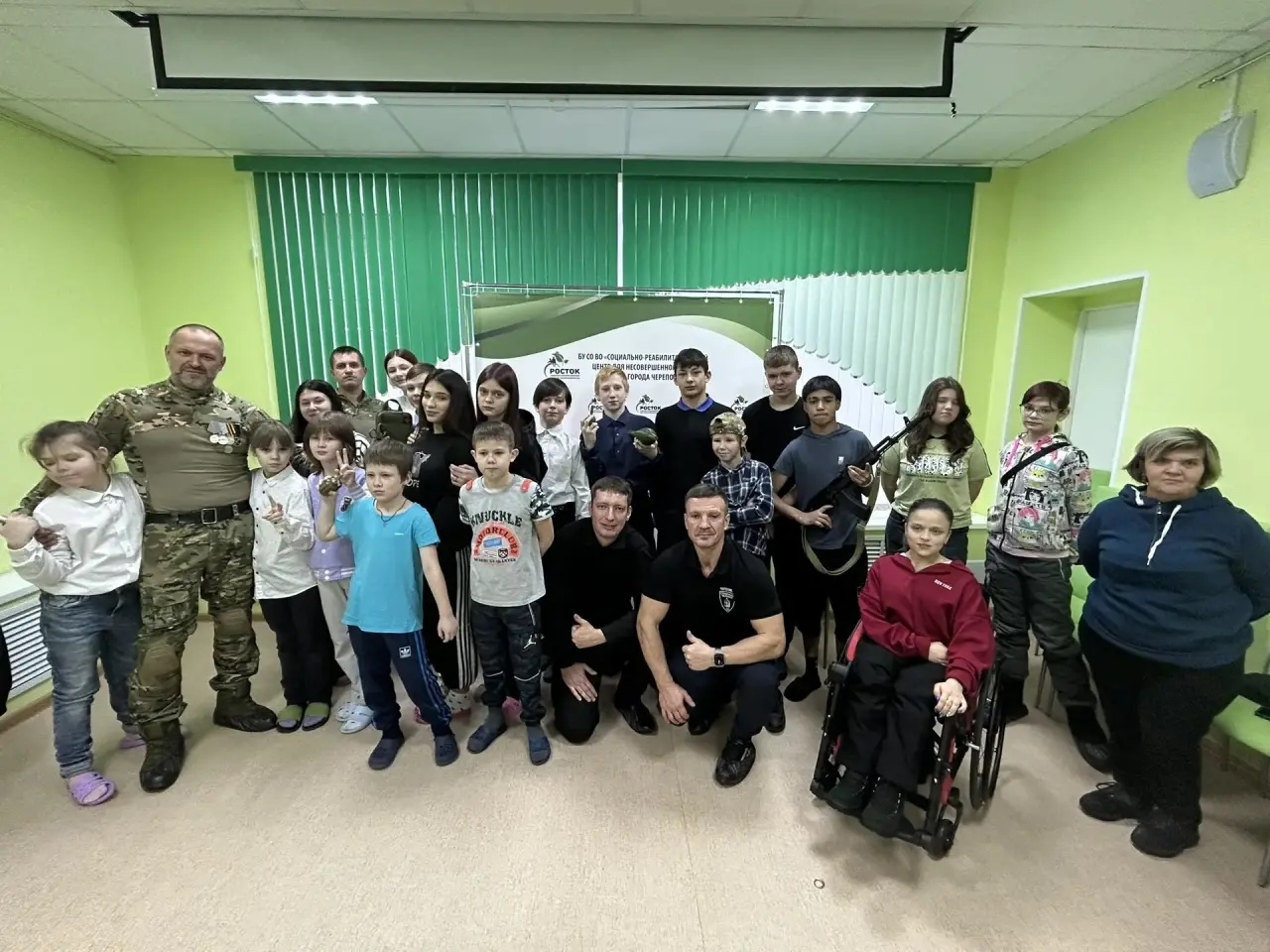 В ЧЕСТЬ ДНЯ ГЕРОЕВ ОТЕЧЕСТВА «РОСТОК» ПОСЕТИЛИ ВЕТЕРАНЫ СВО!